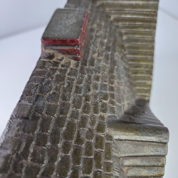 Vintage Haddon Home Sweet Home Lighted Clock Grandma Rocker Fireplace Model 30 U - Picture 13 of 16